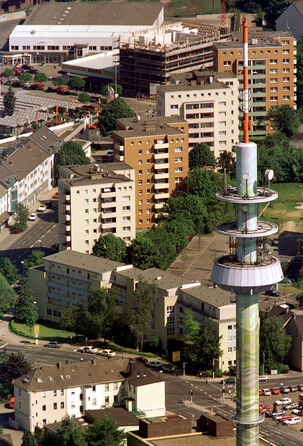 Telebert (Fernmeldeturm), Luftaufnahme: Hans Blossey